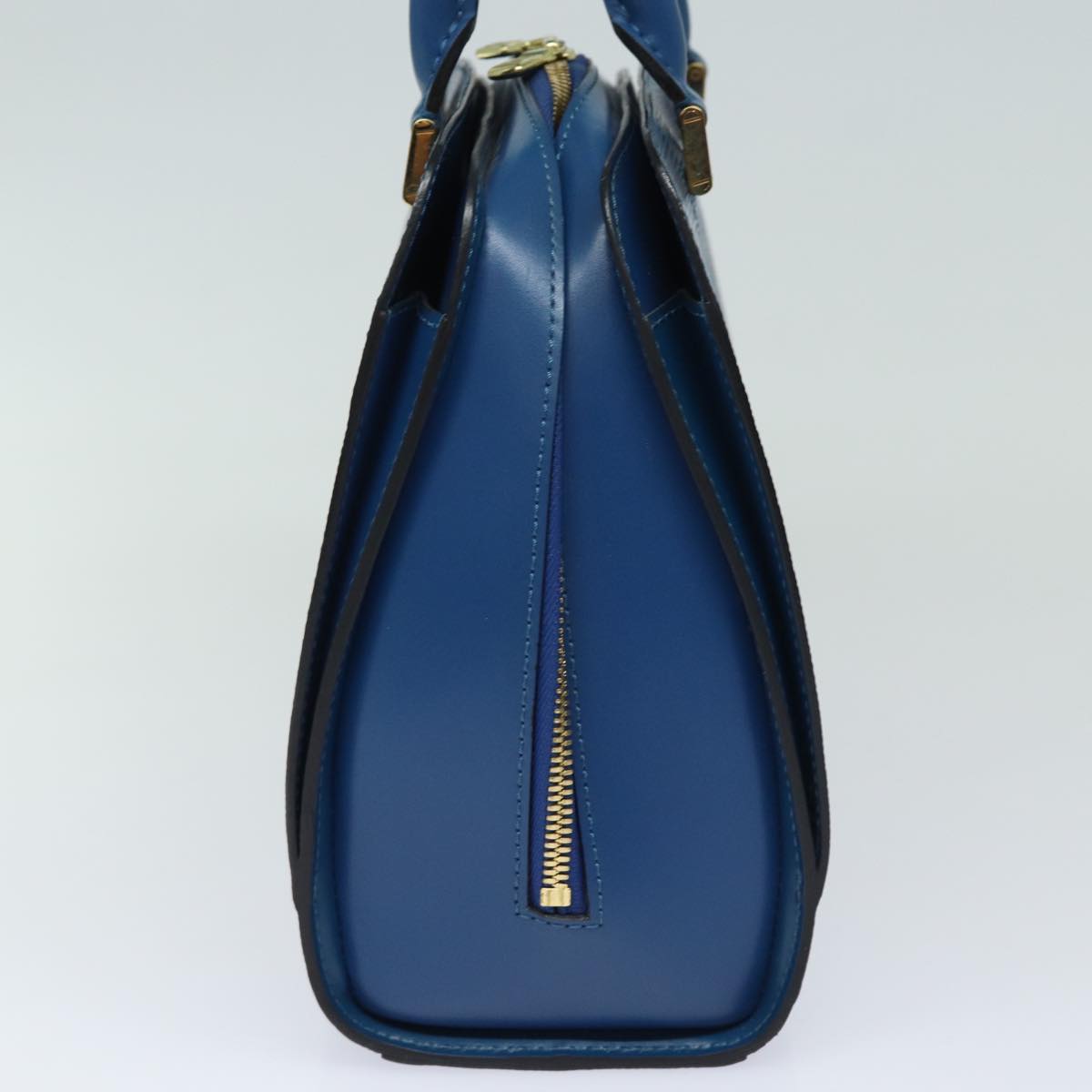 Louis Vuitton Pont Neuf Blue Leather Hand Bag