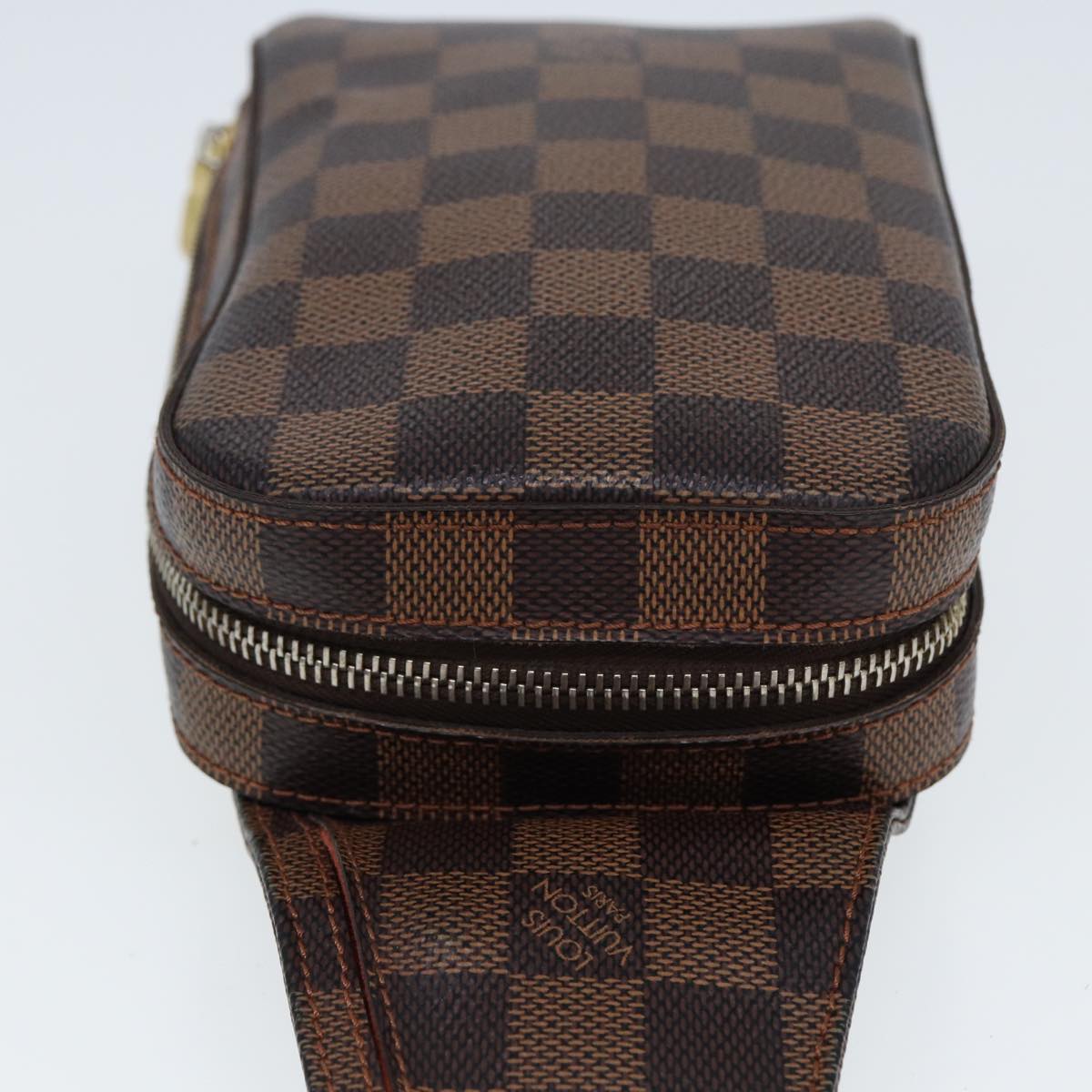 Louis Vuitton Geronimos Brown Canvas Shoulder Bag