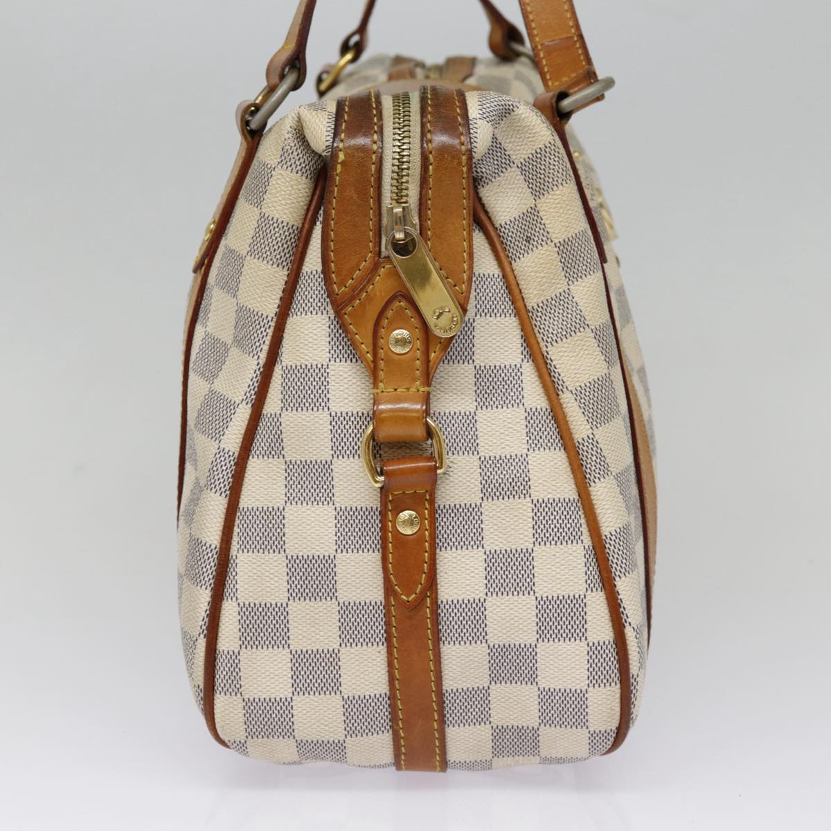 Louis Vuitton Stresa White Canvas Shoulder Bag