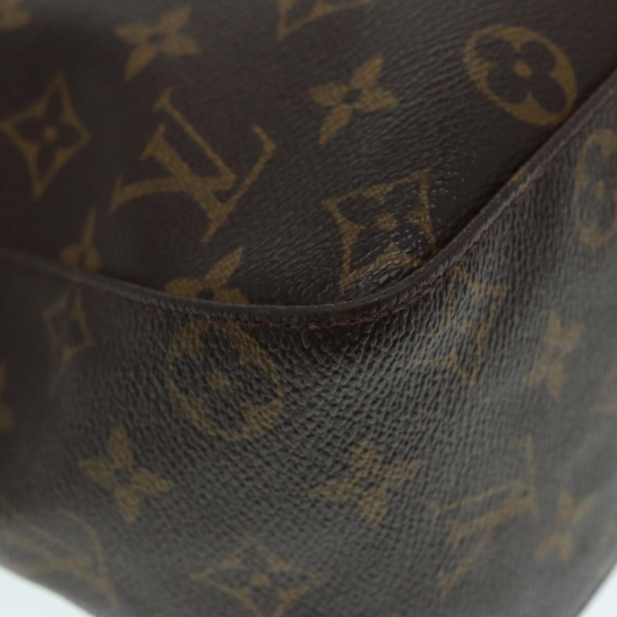 Louis Vuitton Looping GM Brown Canvas Shoulder Bag