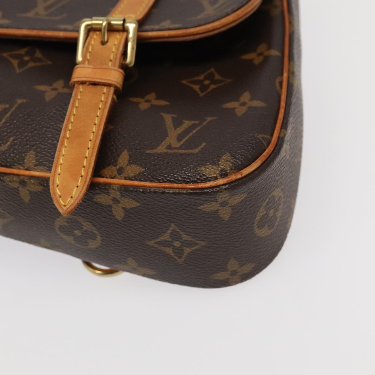 Louis Vuitton Marelle Brown Canvas Hand Bag