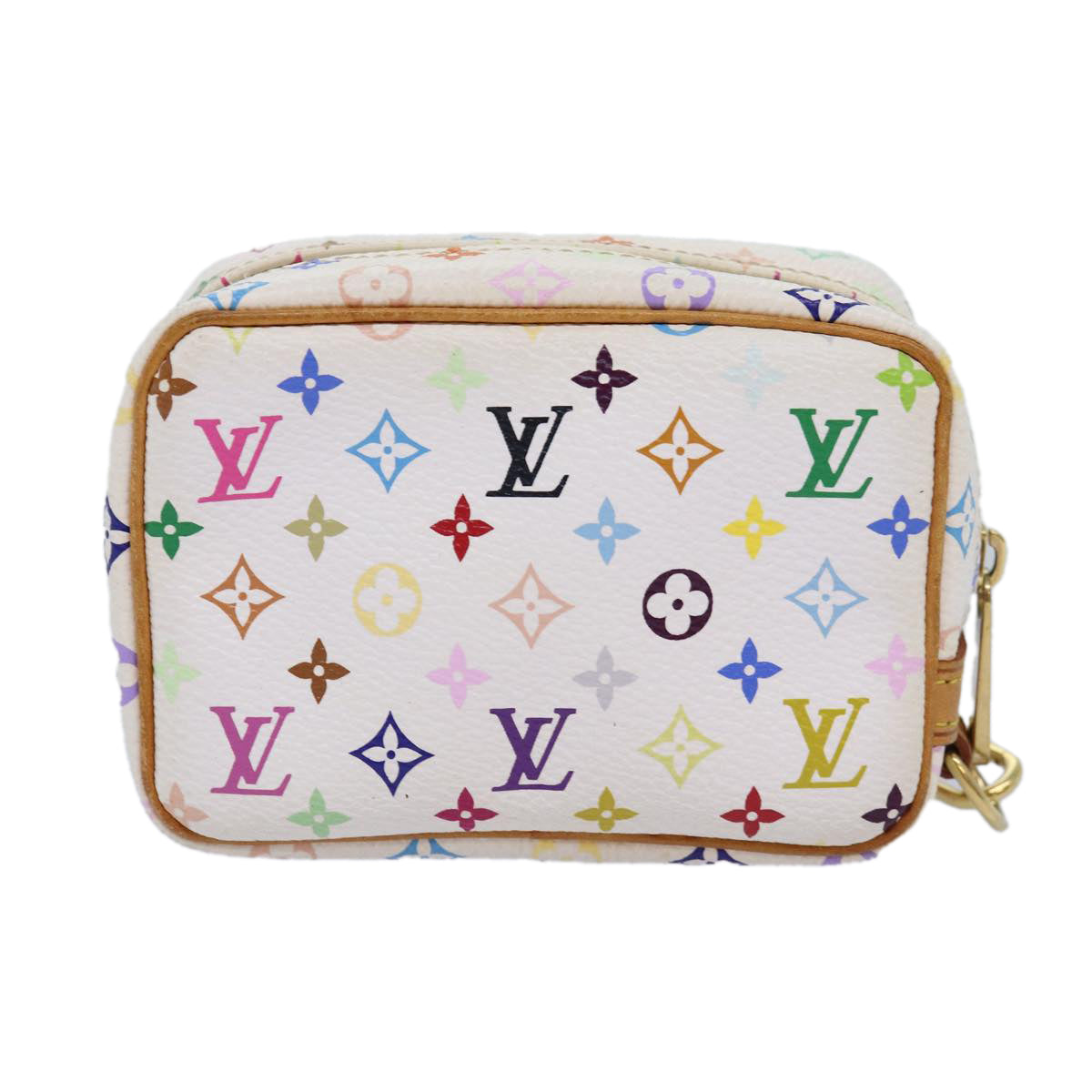 Louis Vuitton Wapiti White Canvas Clutch Bag