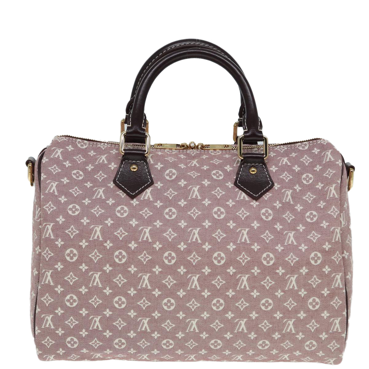 Louis Vuitton Speedy 30 Pink Canvas Hand Bag