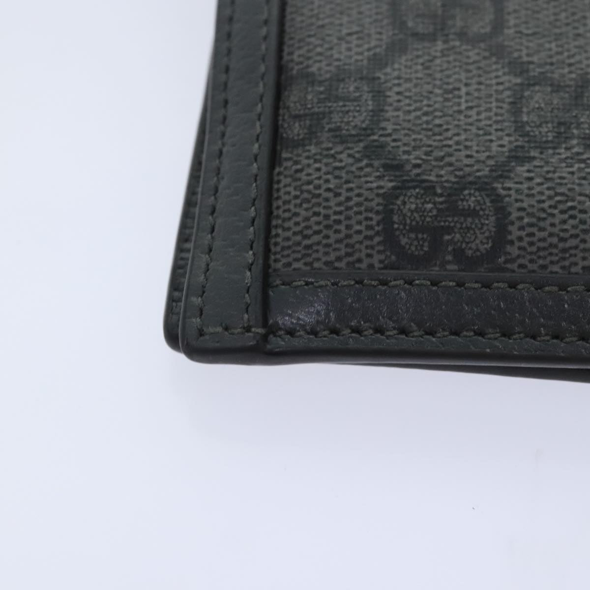 Gucci Ophidia Grey Canvas Wallet Accessories