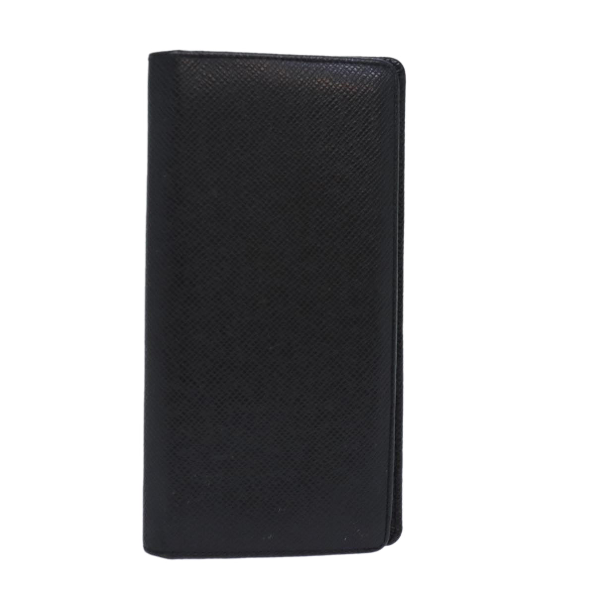 Louis Vuitton Portefeuille Brazza Black Leather Wallet Accessories