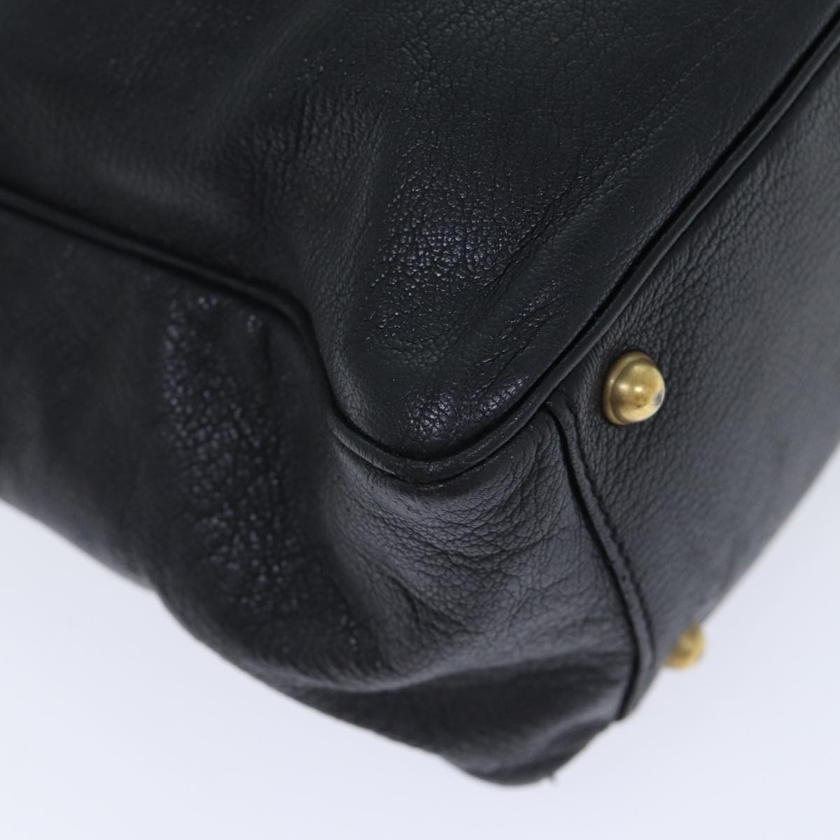 Gucci Interlocking G Black Leather Shoulder Bag