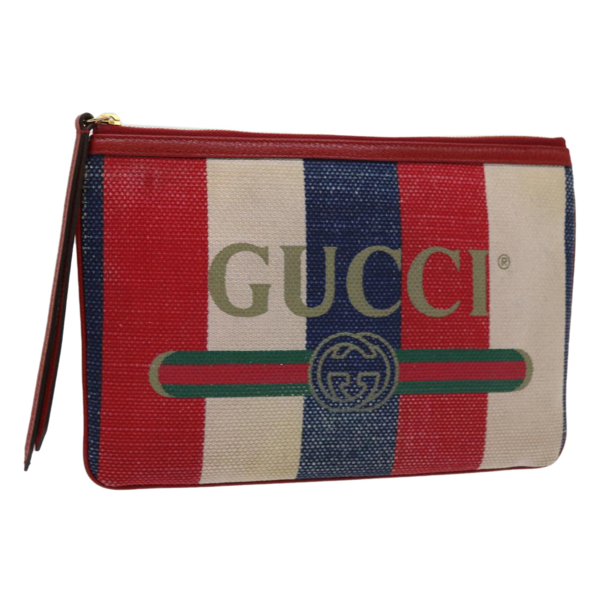 Gucci Multicolour Canvas Clutch Bag