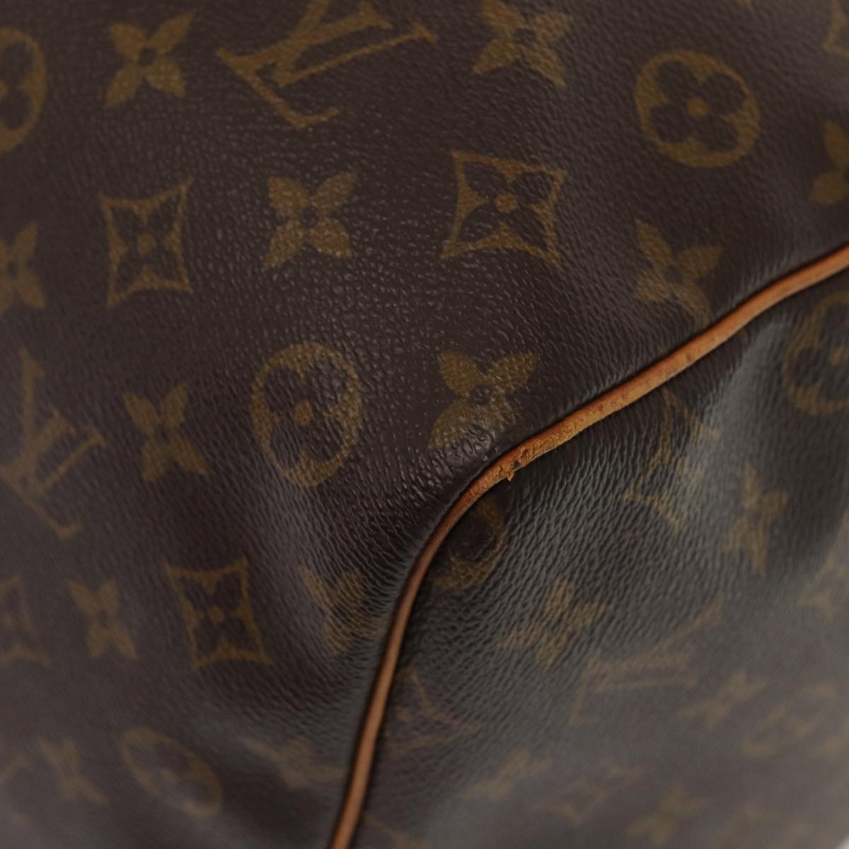 Louis Vuitton Keepall 60 Brown Canvas Travel Bag