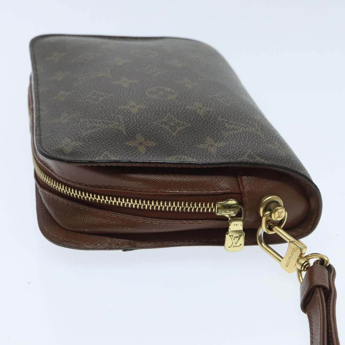 Louis Vuitton Orsay Brown Canvas Clutch Bag