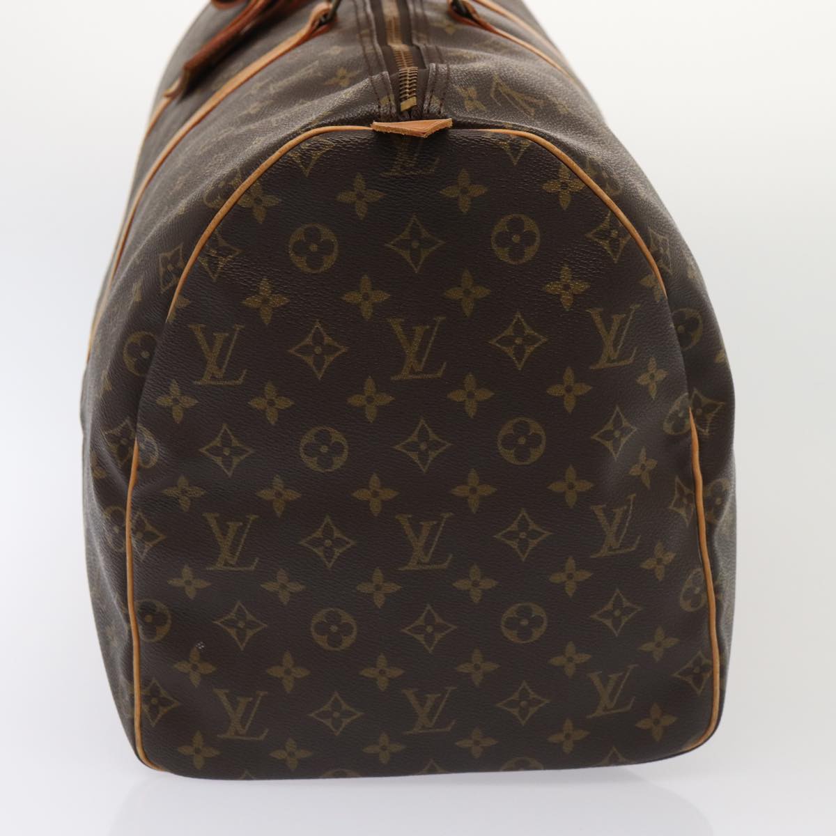 Louis Vuitton Keepall 55 Brown Canvas Travel Bag