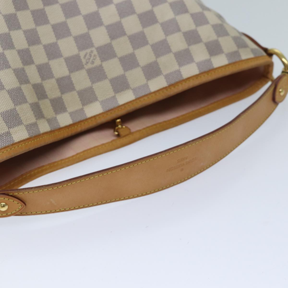 Louis Vuitton Delightfull PM White Canvas Shoulder Bag