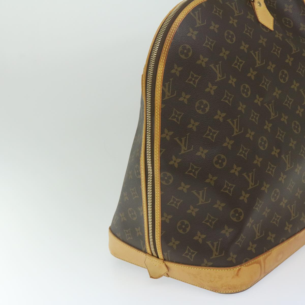 Louis Vuitton Alma Brown Canvas Travel Bag