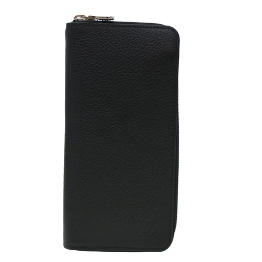 Louis Vuitton Zippy Wallet Vertical Black Leather Wallet Accessories