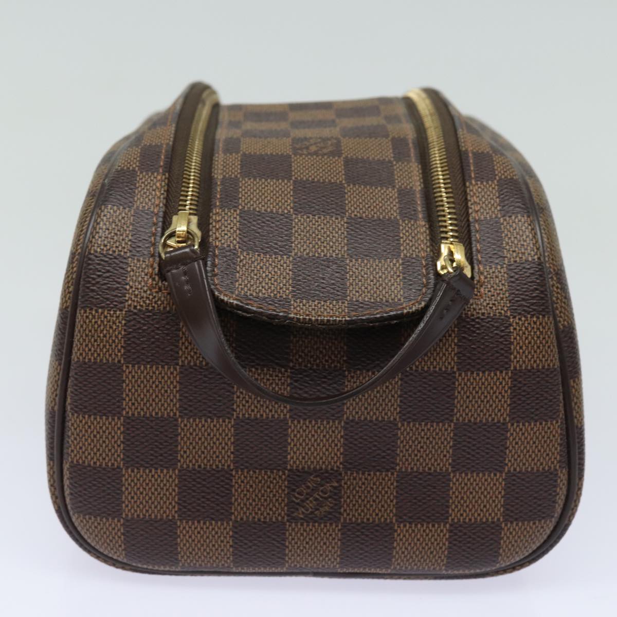 Louis Vuitton Trousse de Toilette Brown Canvas Clutch Bag