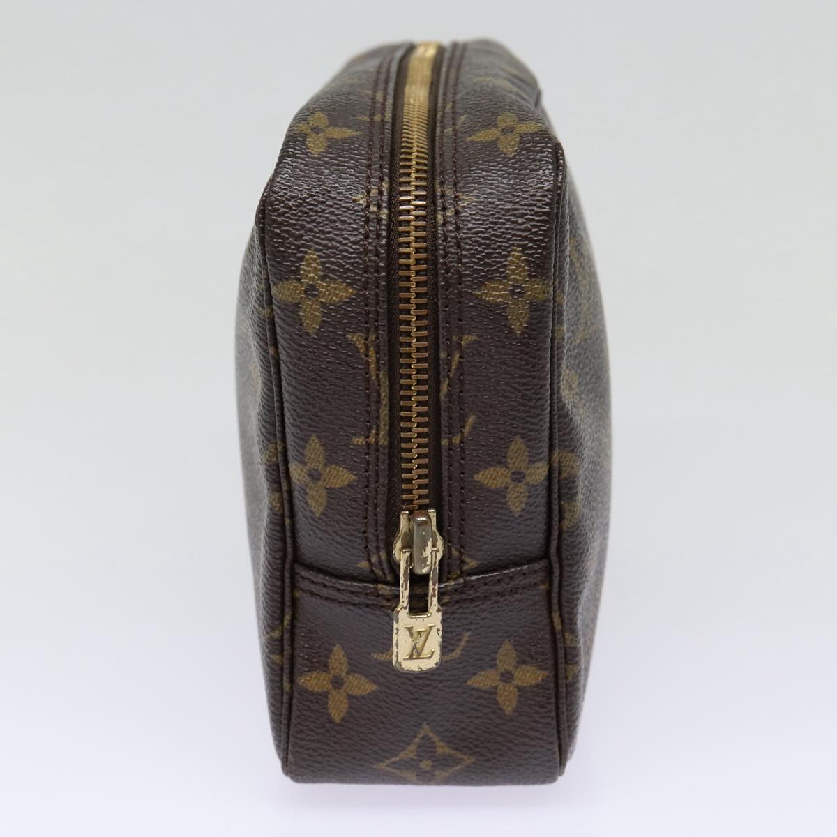 Louis Vuitton Trousse de Toilette Brown Canvas Clutch Bag