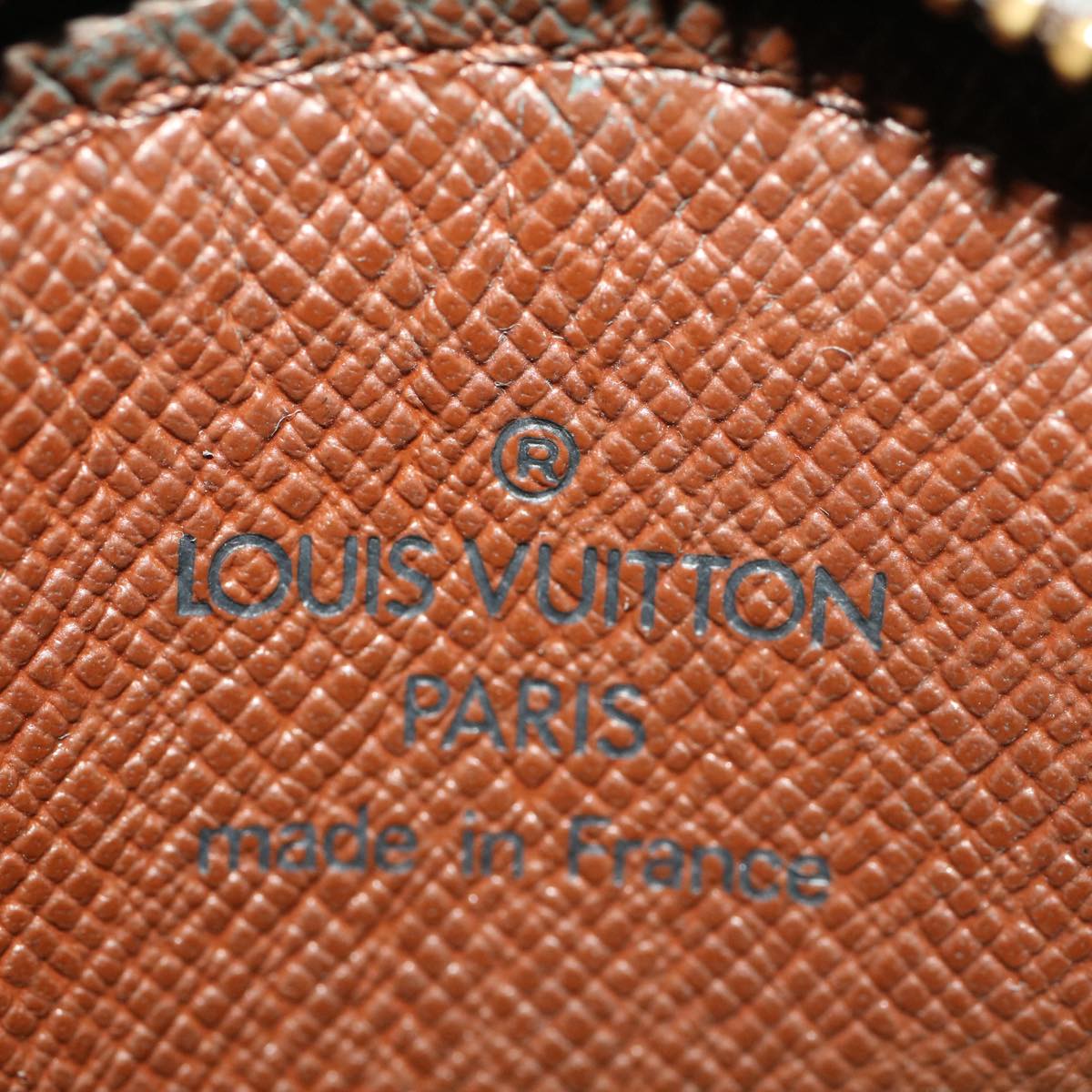 Louis Vuitton Porte Monnaie Rond Brown Canvas Wallet Accessories