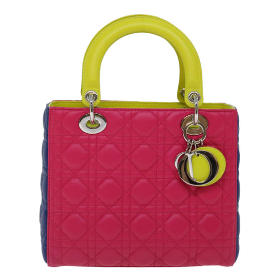 Dior Dioriviera Pink Leather Hand Bag