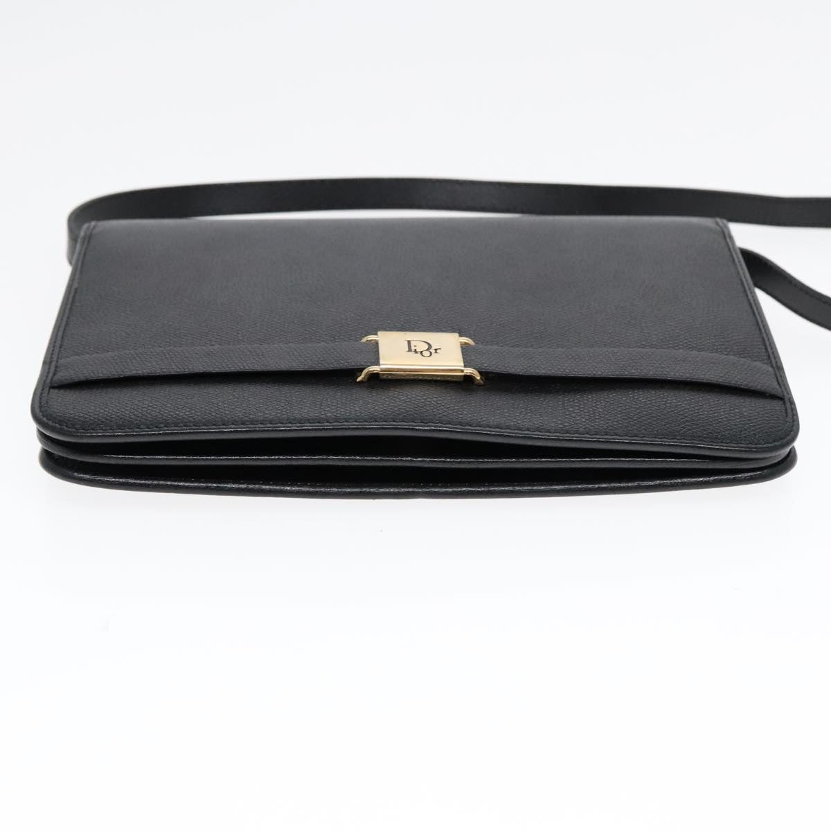 Dior Black Leather Shoulder Bag