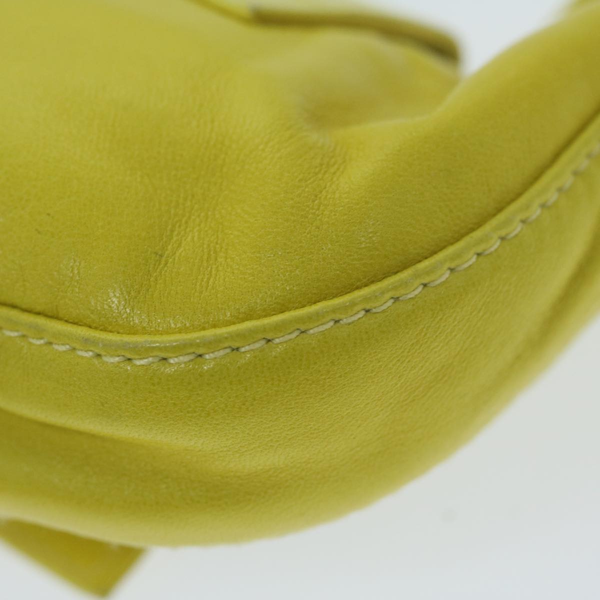 Fendi Green Leather Hand Bag