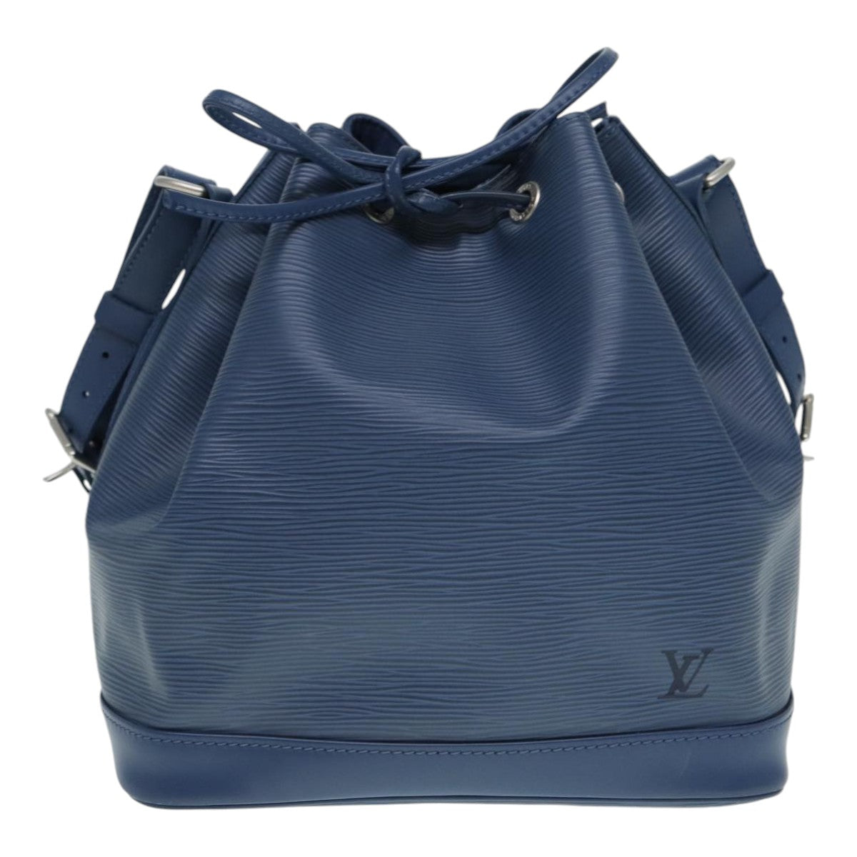 Louis Vuitton Noe Blue Leather Shoulder Bag