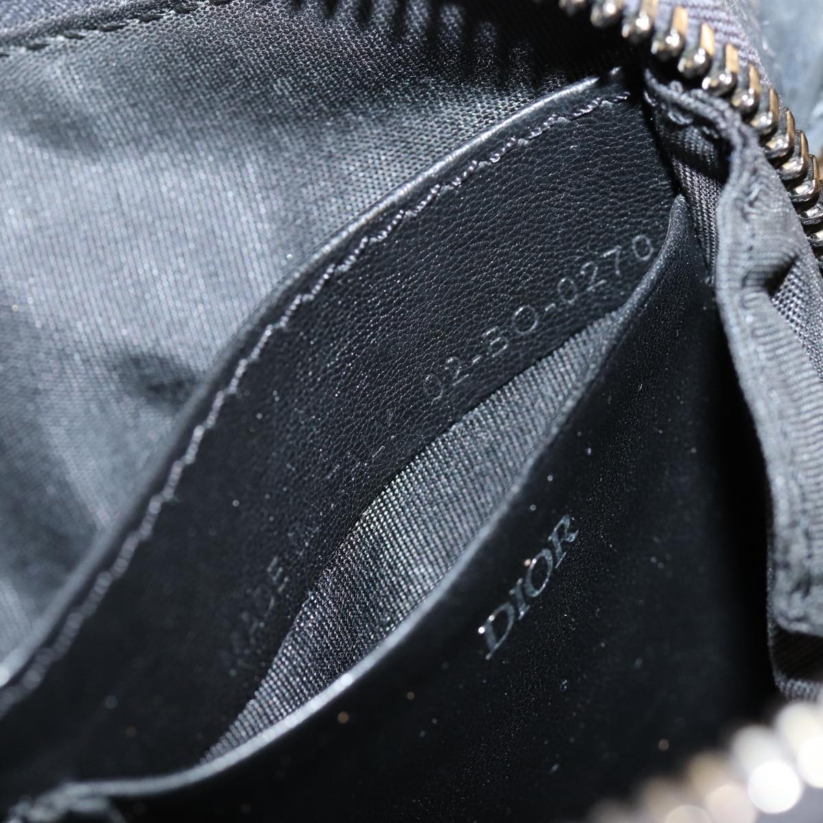 Dior Grey Leather Shoulder Bag