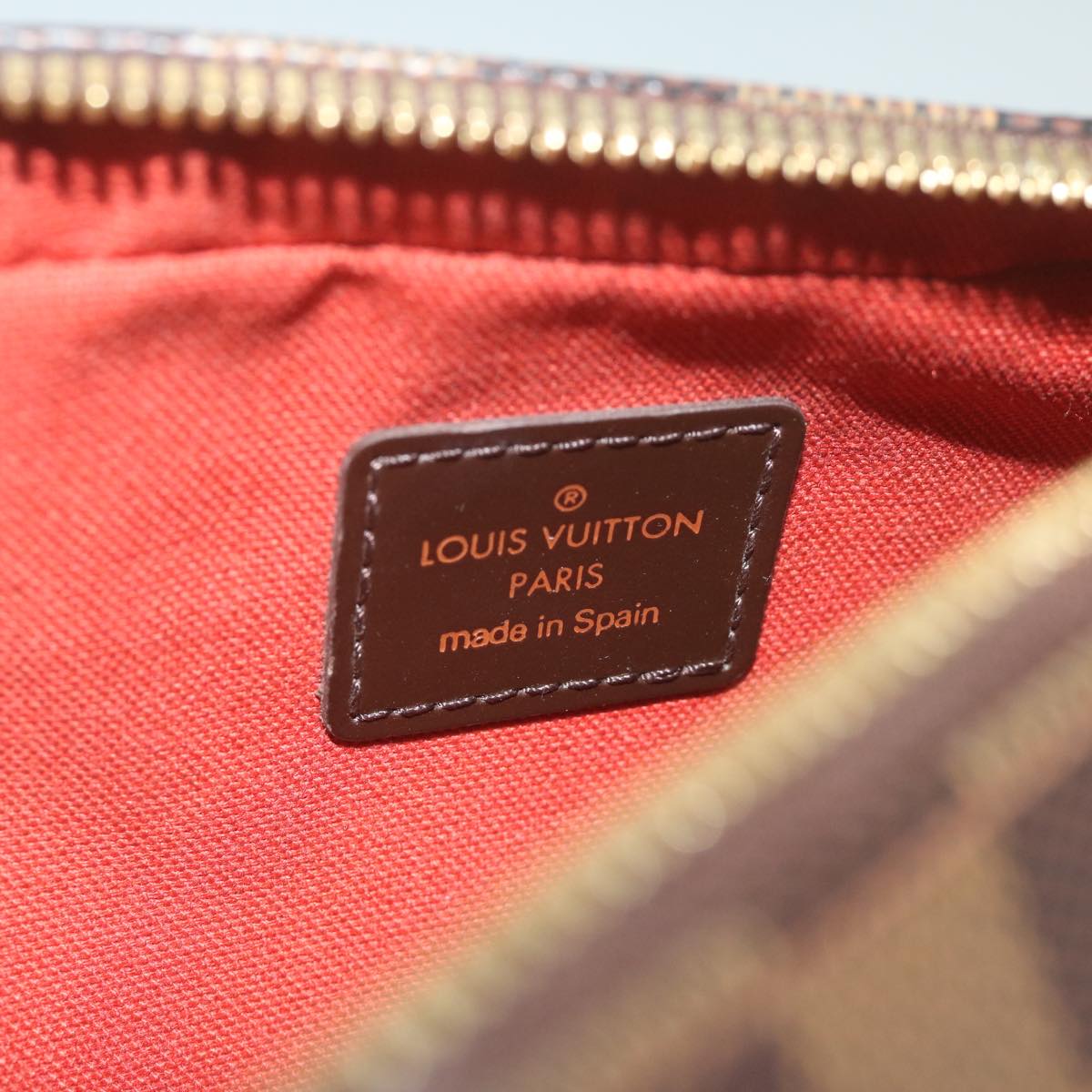 Louis Vuitton Geronimos Brown Canvas Shoulder Bag