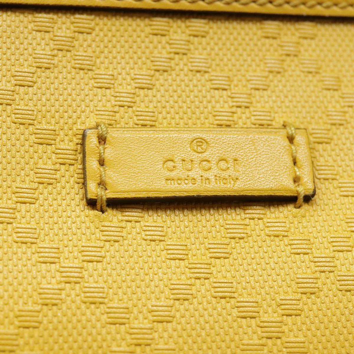 Gucci Diamantissima Yellow Leather Shoulder Bag