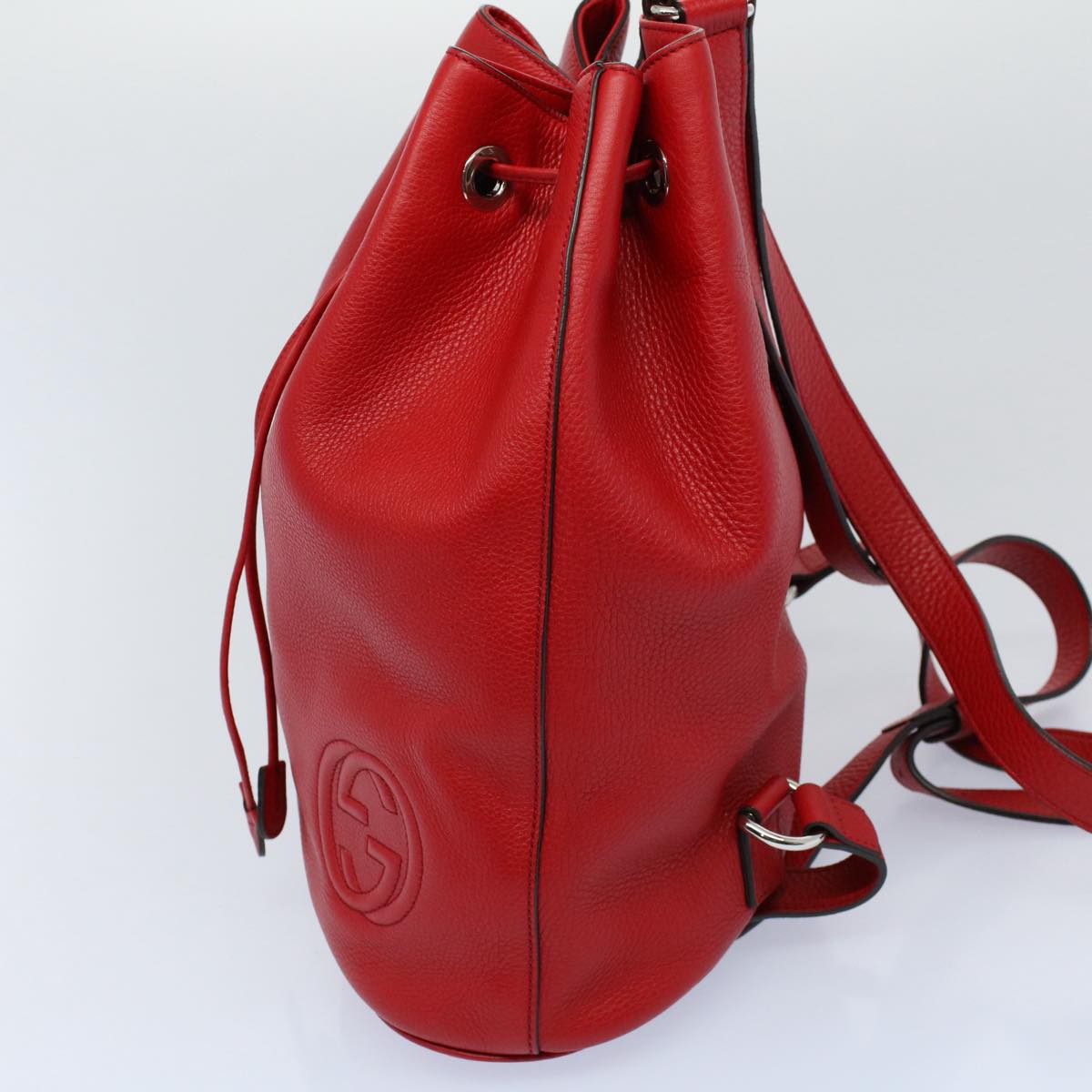 Gucci Soho Red Leather Backpack Bag