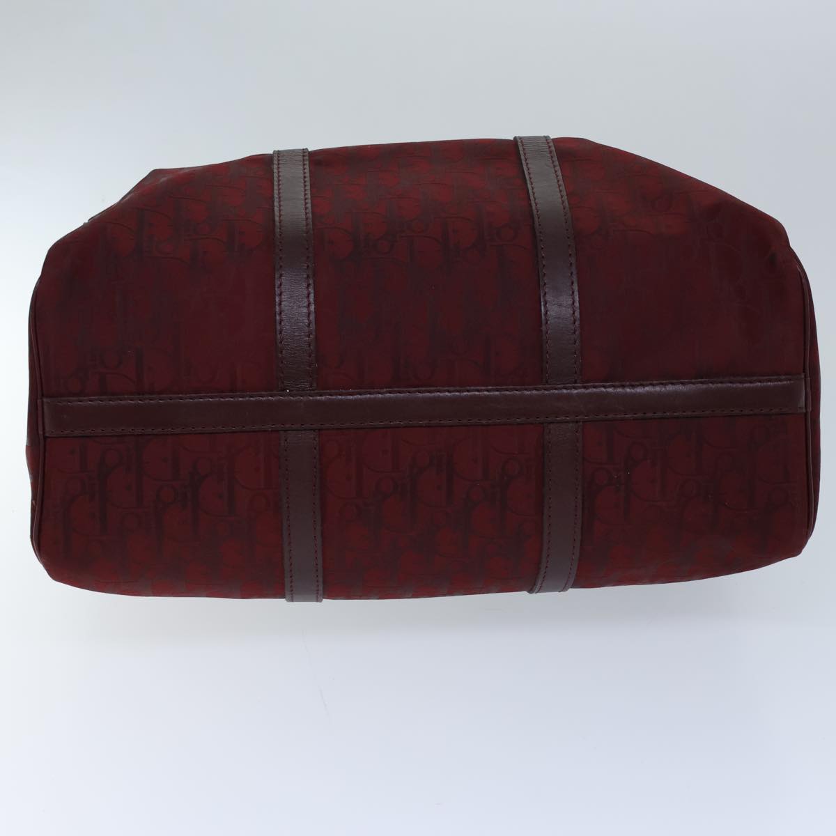 Dior Trotter Burgundy Canvas Travel Bag