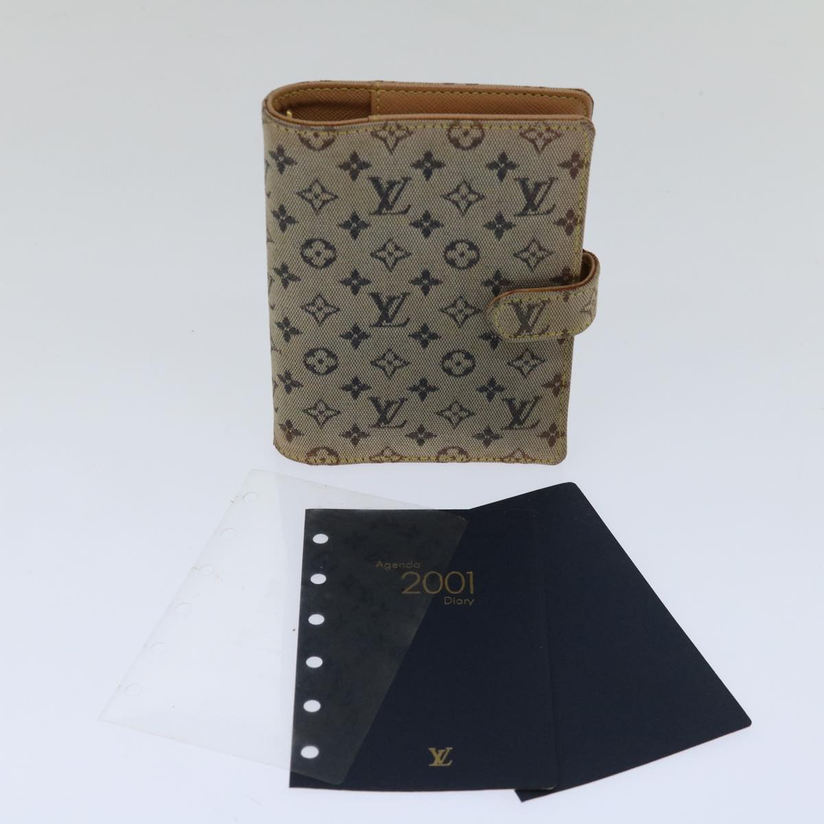 Louis Vuitton Agenda PM Blue Canvas Wallet Accessories