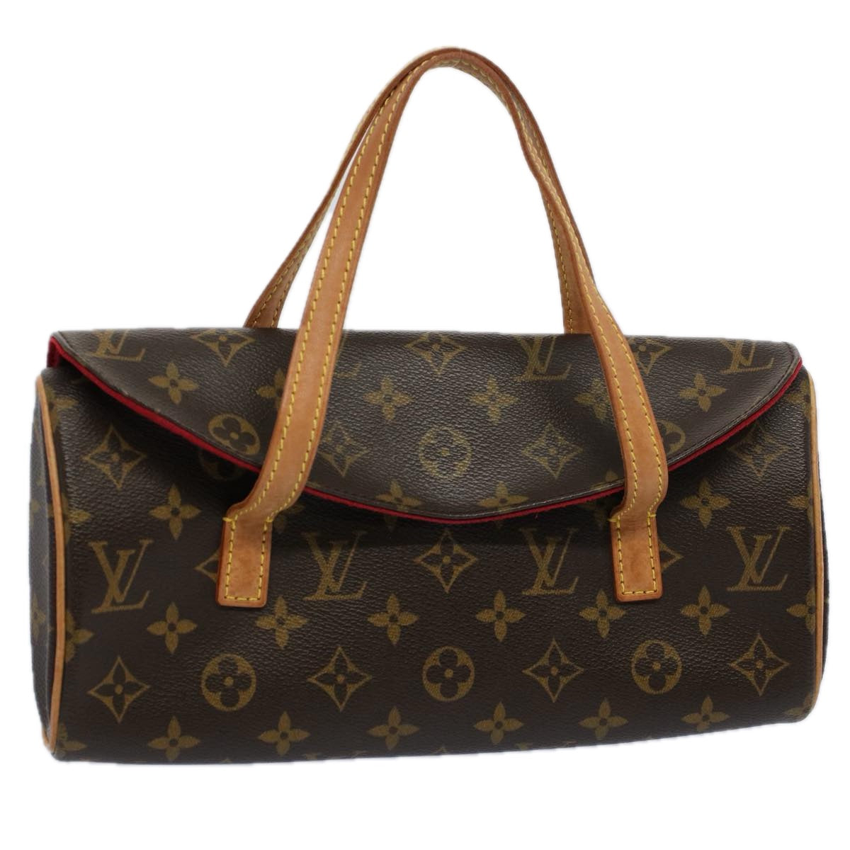 Louis Vuitton Sonatine Brown Canvas Hand Bag