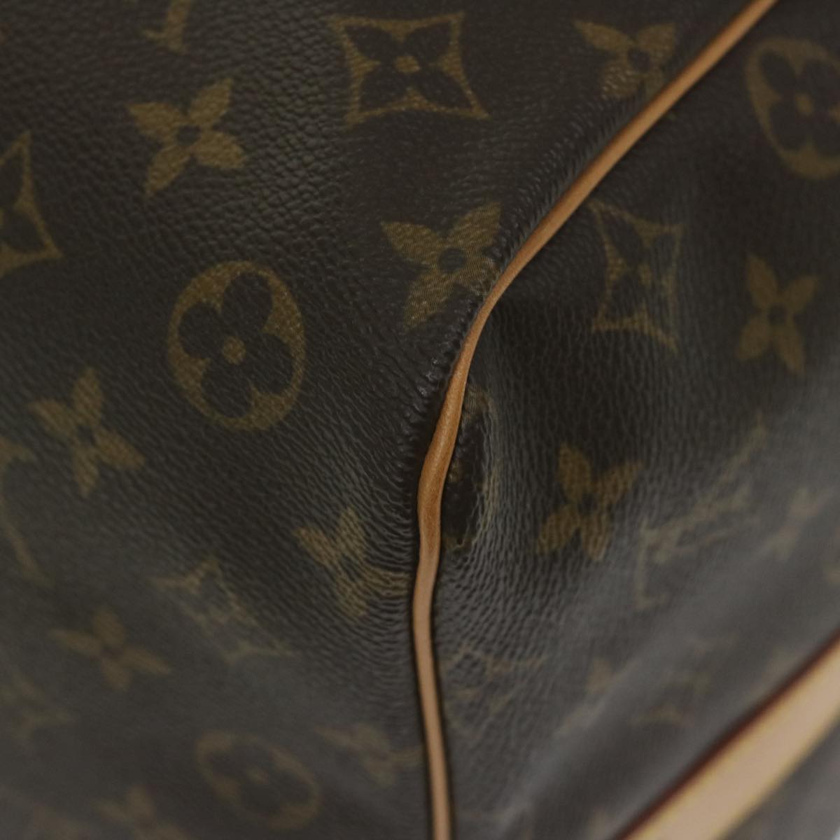 Louis Vuitton Keepall Bandoulière 60 Brown Canvas Shoulder Bag