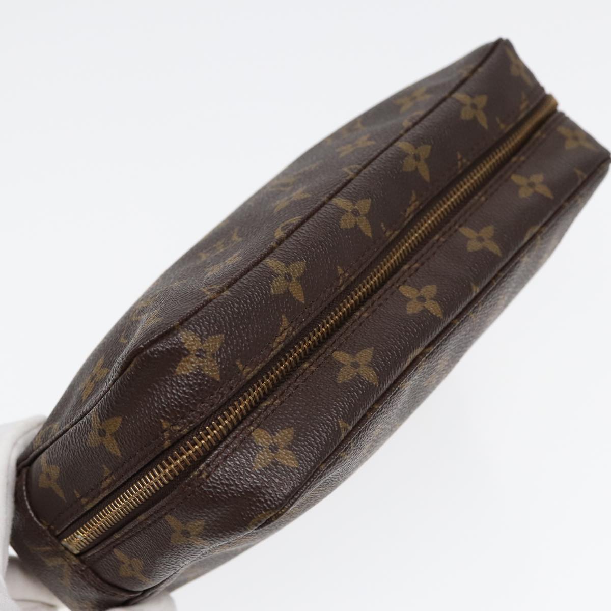 Louis Vuitton Trousse de Toilette Brown Canvas Clutch Bag