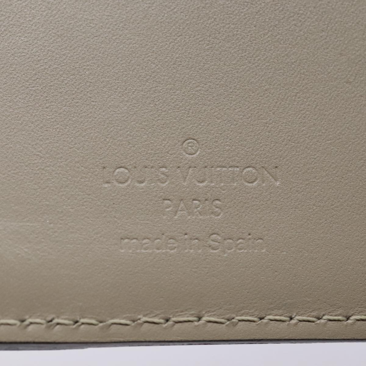 Louis Vuitton Agenda cover Grey Leather Wallet Accessories