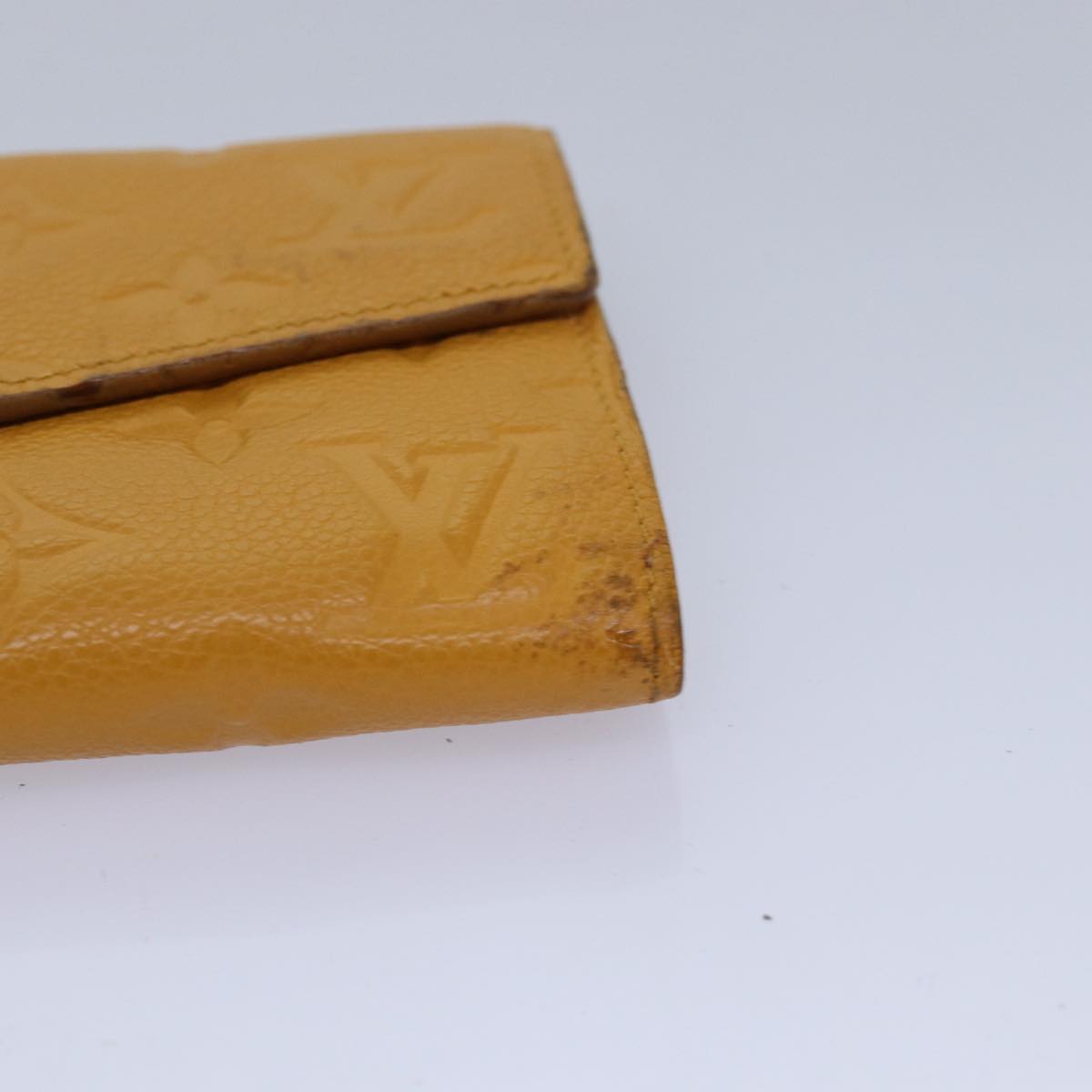 Louis Vuitton Portefeuille Yellow Leather Wallet Accessories