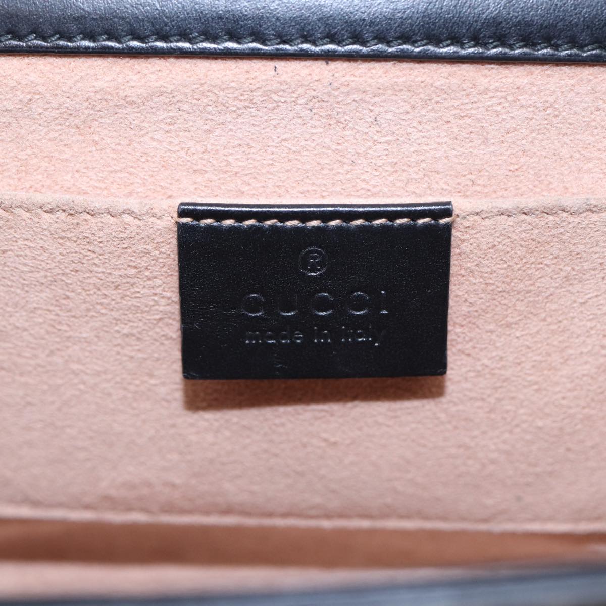 Gucci Padlock Beige Leather Shoulder Bag