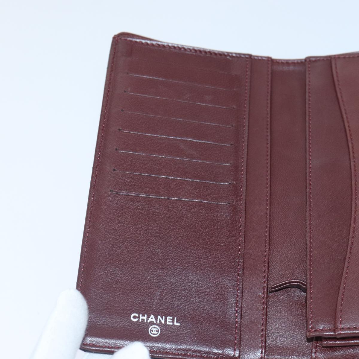 Chanel Matelassé Black Leather Wallet Accessories