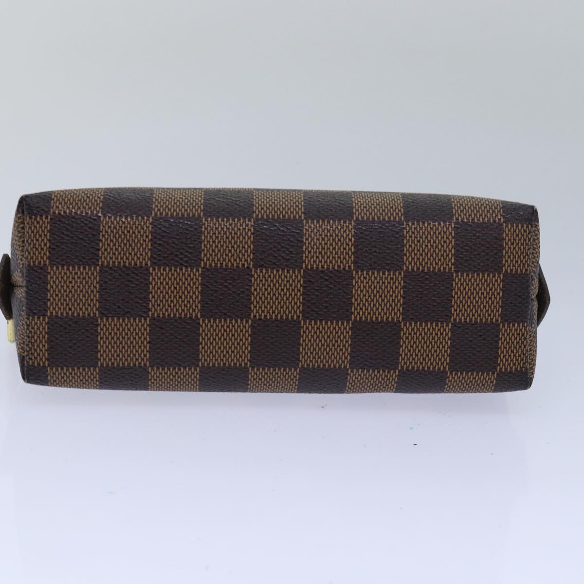 Louis Vuitton Cosmetic Pouch Brown Canvas Wallet Accessories