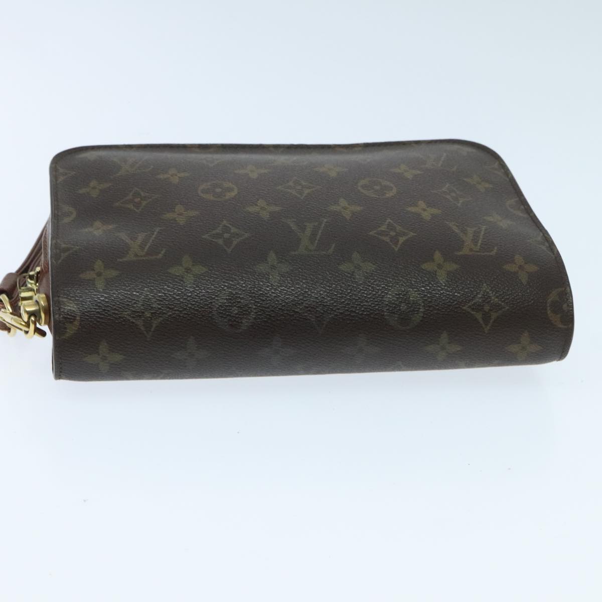 Louis Vuitton Orsay Brown Canvas Clutch Bag