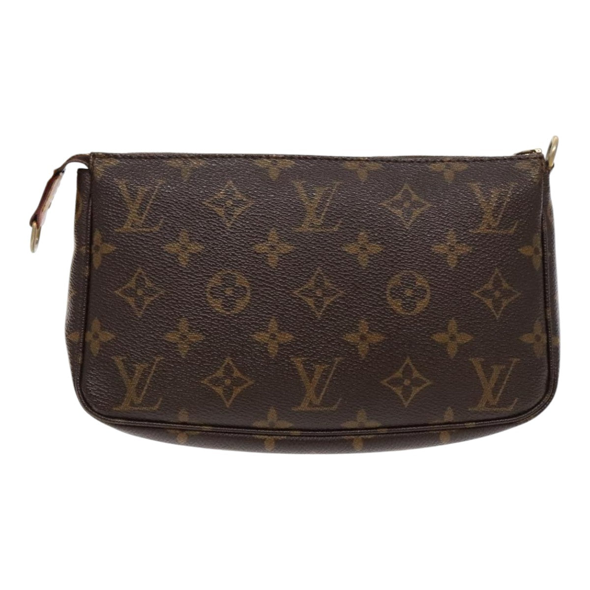 Louis Vuitton Pochette Accessoire Brown Canvas Clutch Bag