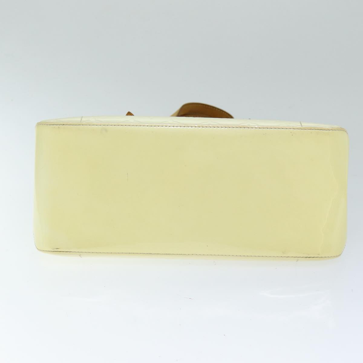 Louis Vuitton Rosewood White Patent Leather Hand Bag