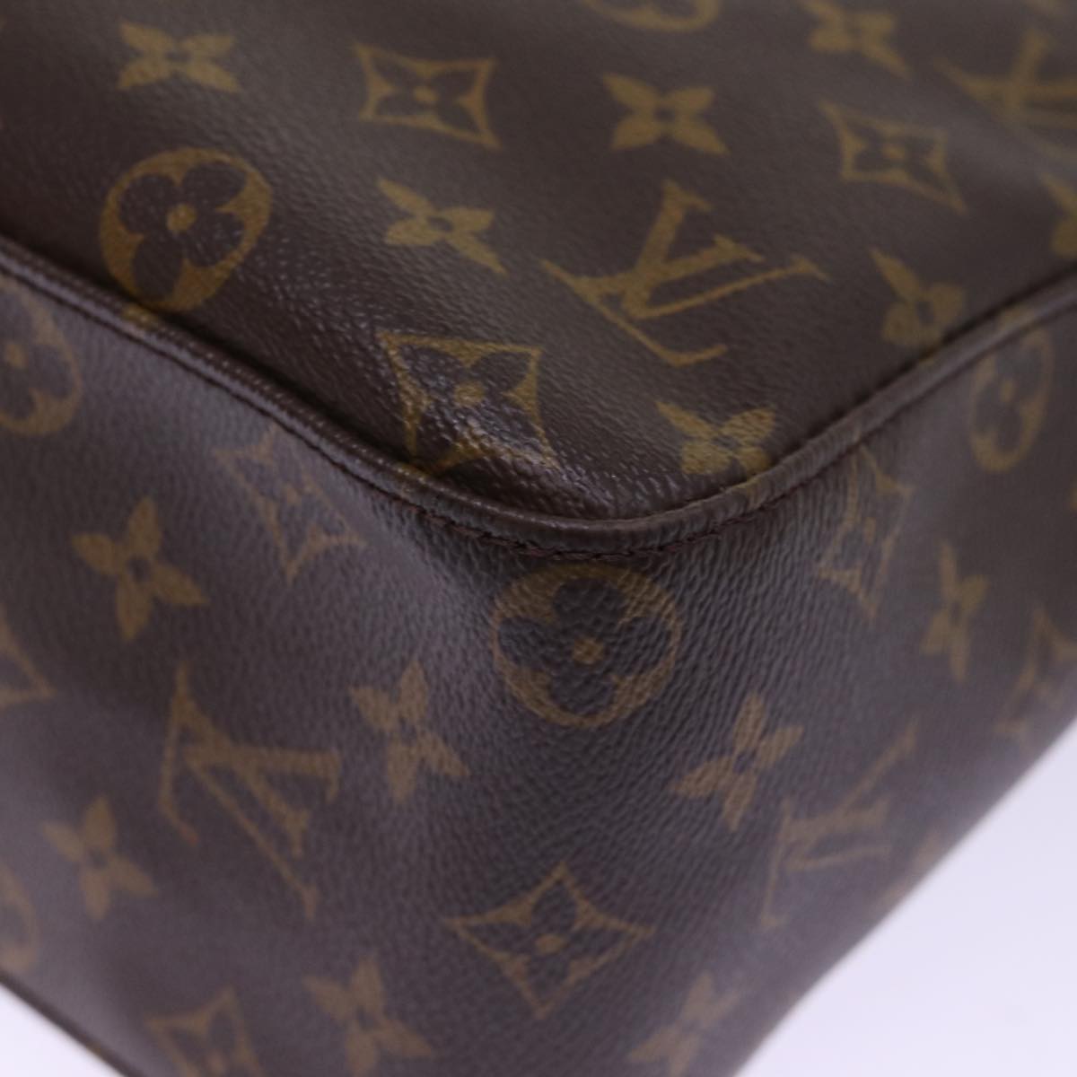 Louis Vuitton Looping Brown Canvas Shoulder Bag