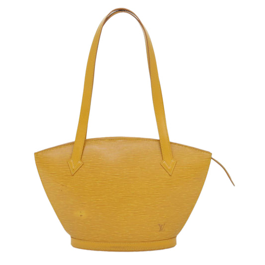 Louis Vuitton Saint Jacques Yellow Leather Shoulder Bag