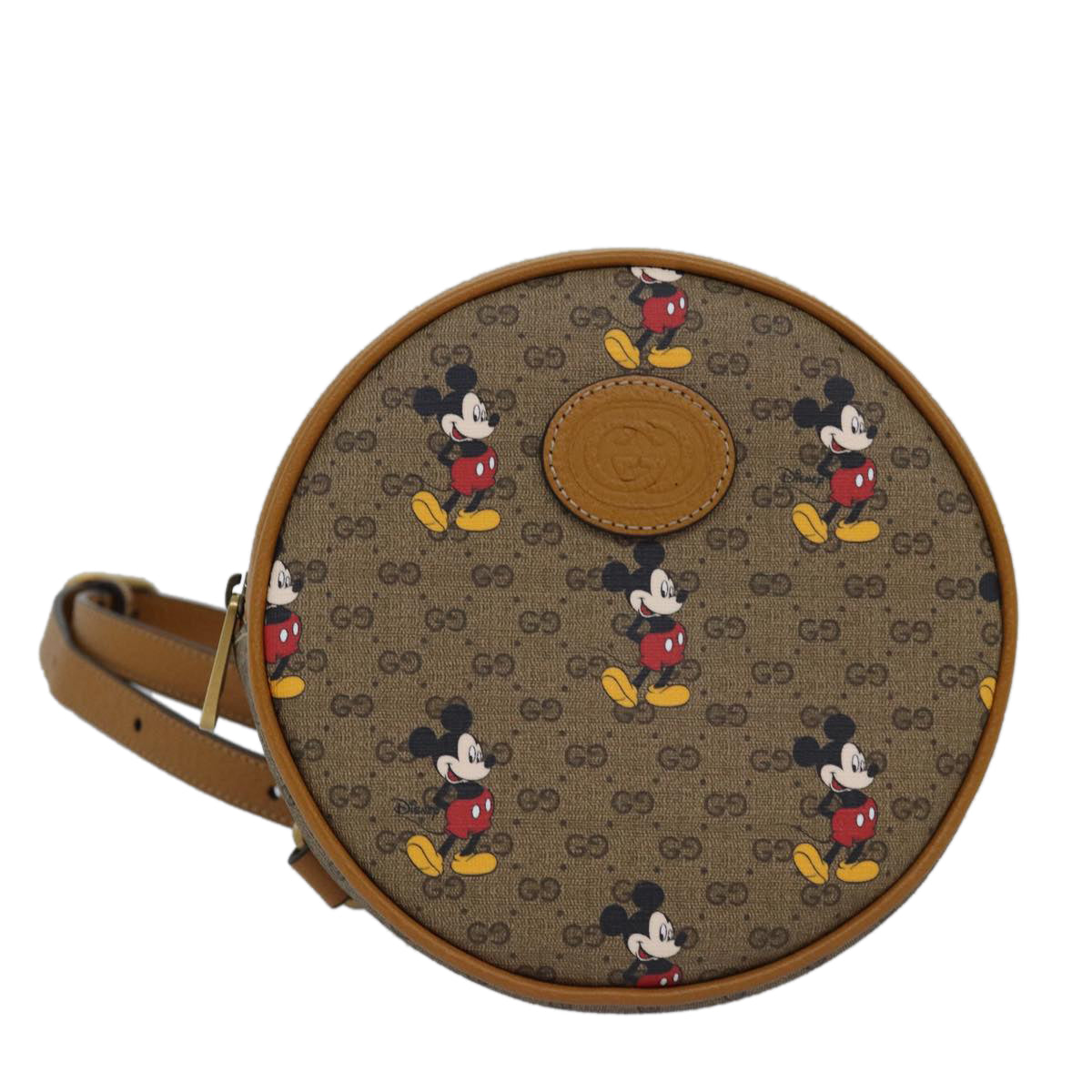 Gucci Disney X Gucci Beige Canvas Backpack Bag