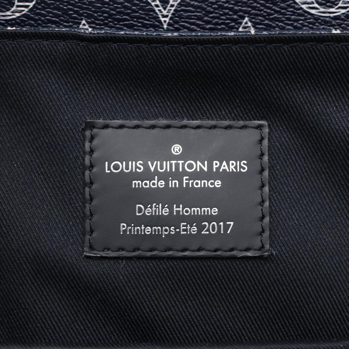 Louis Vuitton Steamer Black Canvas Backpack Bag