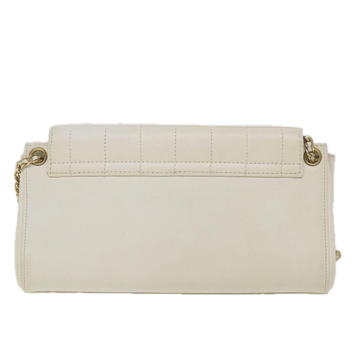 Chanel Flap bag White Leather Shoulder Bag