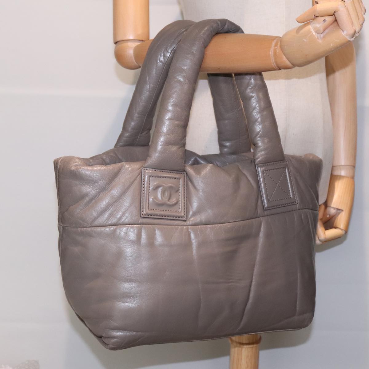 Chanel Coco Cocoon Brown Leather Tote Bag