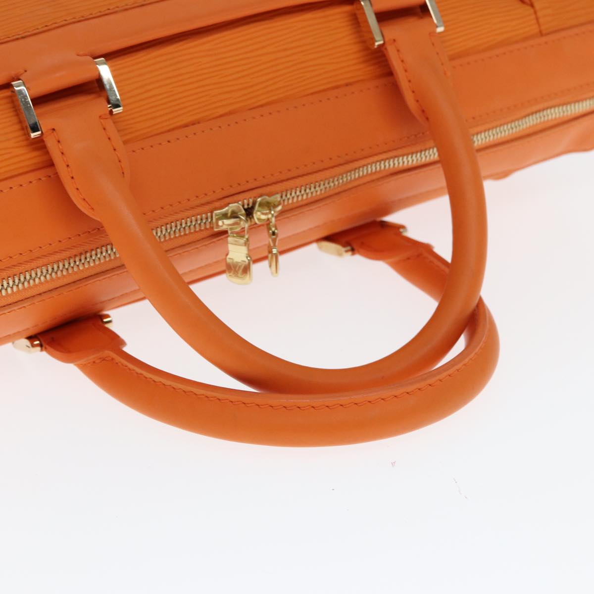 Louis Vuitton Danura Orange Leather Hand Bag