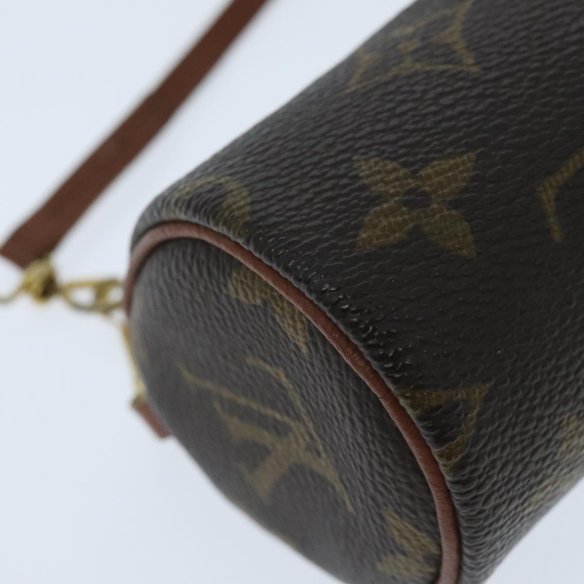 Louis Vuitton Mini baby papillon Blue Canvas Clutch Bag