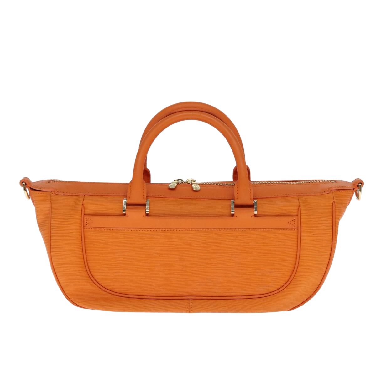 Louis Vuitton Danura Orange Leather Hand Bag